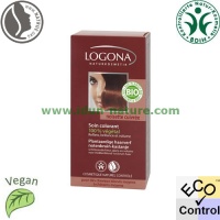 Colorante capilar en polvo 100% vegetal Avellana LOGONA